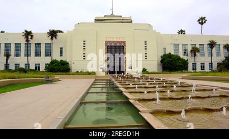 Santa Monica, Kalifornien: Santa Monica Rathaus an der 1685 Main Street, Santa Monica Stockfoto