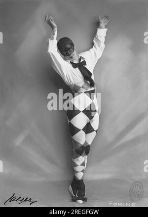 Atelier Jaeger - Michel Fokine - Dancer - 1914 Stockfoto