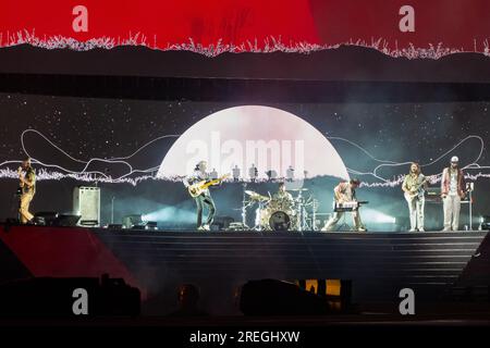 Bari, Italien. 27. Juli 2023. Pinguini Tattici Nucleari Credit: Unabhängige Fotoagentur/Alamy Live News Stockfoto