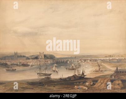 Ein Blick auf Rochester, die Stadt und den Hafen von Henry Gastineau Stockfoto