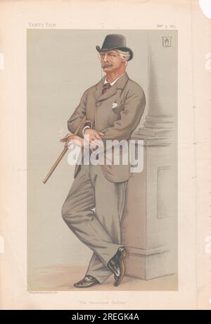 Vanity Fair - Künstler. Die Grosvernor-Galerie, Coutts, Lindsay. 3. Februar 1883 1883 von Joseph Middleton Jopling Stockfoto