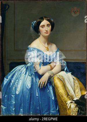 Joséphine-éléonore-Marie-Pauline de Galard de Brassac de Béarn (1825-1860), Princesse de Broglie von 1851 bis 1853 von Jean Auguste Dominique Ingres Stockfoto