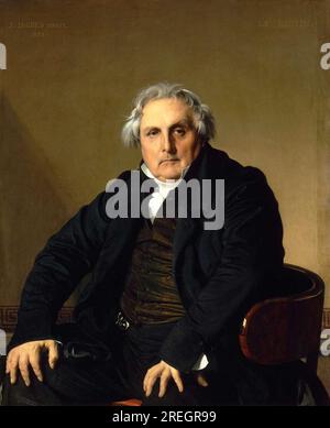 Portrait von Monsieur Bertin 1832 von Jean Auguste Dominique Ingres Stockfoto