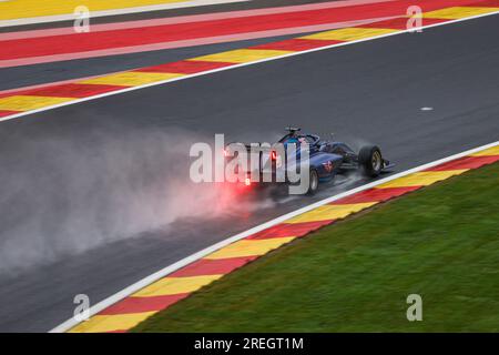 Stavelot, Belgien. 28. Juli 2023. 20 GRAY Oliver (gbr), Rodin Carlin, Dallara F3, Action während der 8. Runde der FIA-Formel-3-Meisterschaft 2023 vom 28. Bis 30. Juli 2023 auf dem Circuit de Spa-Francorchamps in Stavelot, Belgien - Foto Paul Vaicle/DPPI Credit: DPPI Media/Alamy Live News Stockfoto