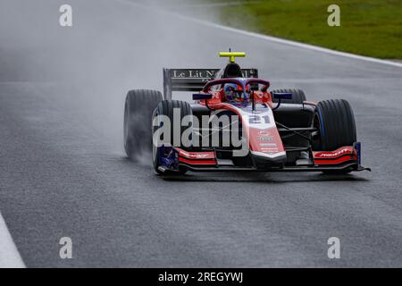 21 NOVALAK Clement (FRA), Trident Racing, Dallara F2, Action während der 10. Runde der FIA Formel-2-Meisterschaft 2023 vom 28. Bis 30. Juli 2023 auf dem Circuit de Spa-Francorchamps in Stavelot, Belgien Stockfoto