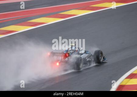 12 LECLERC Arthur (mco), DAMS, Dallara F2, Action während der 10. Runde der FIA-Formel-2-Meisterschaft 2023 vom 28. Bis 30. Juli 2023 auf dem Circuit de Spa-Francorchamps in Stavelot, Belgien Stockfoto