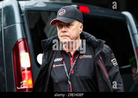 Stavelot, Belgien. 28. Juli 2023. Stavelot, Belgien, 2807/2023, HAAS Gene (usa), Gründer und Vorsitzender von Haas Automation, Portrait während der Formel 1-Kreuzfahrten in Belgien 2023, 12. Runde der Formel-1-Weltmeisterschaft 2023 vom 28. Bis 30. Juli 2023 auf dem Circuit de Spa-Francorchamps in Stavelot, Belgien Gutschrift: Unabhängige Fotoagentur/Alamy Live News Stockfoto