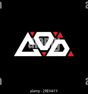 CSB-Logo mit Dreiecksbuchstaben und Dreiecksform. CSB-Dreieck-Logo-Monogramm. CSB-Dreieck-Vektorvorlage mit roter Farbe. KABELJAU-Triangul Stock Vektor