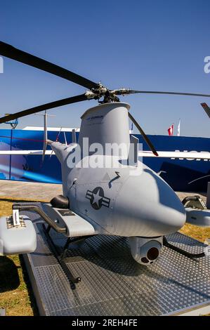 Northrop Grumman MQ-8 Fire Scout Unbemannter autonomer Hubschrauber, entwickelt von Northrop Grumman für den Einsatz durch die US-Streitkräfte. RQ-8B-Version Stockfoto