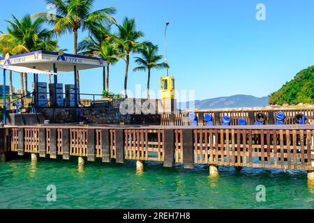 Tourismus in Angra dos Reis, Rio de Janeiro, Brasilien Stockfoto