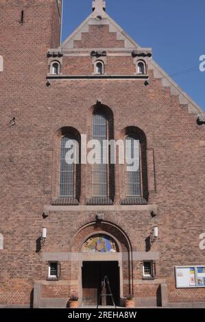 28. Juli 2023/Dänische lutherische Kirche oder Nathanaels kirke in dänischer Hauptstadt Kopenhagen Dänemark. (Foto: Francis Joseph Dean/Dean Pictures) Stockfoto