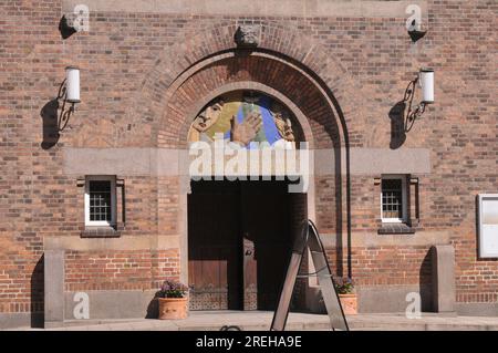 28. Juli 2023/Dänische lutherische Kirche oder Nathanaels kirke in dänischer Hauptstadt Kopenhagen Dänemark. (Foto: Francis Joseph Dean/Dean Pictures) Stockfoto