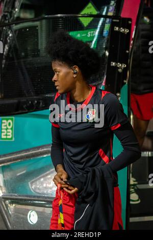 Perth, Aus. 28. Juli 2023. Perth, Australien, Juli 28. 2023: Natalia Mills (11 Panama) während des FIFA Womens World Cup Match Day -1 2023 offizielle Pressekonferenz und Schulung für Panama im Perth Rectangular Stadium (HBF Park) in Perth, Australien. (NOE Llamas/SPP) Guthaben: SPP Sport Press Photo. Alamy Live News Stockfoto