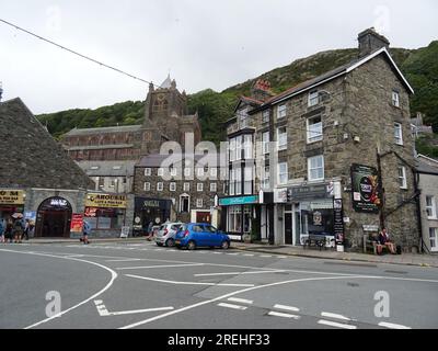 Barmouth waliser Küstenstadt, Gywnedd, North Wales, Großbritannien, Großbritannien. Stockfoto