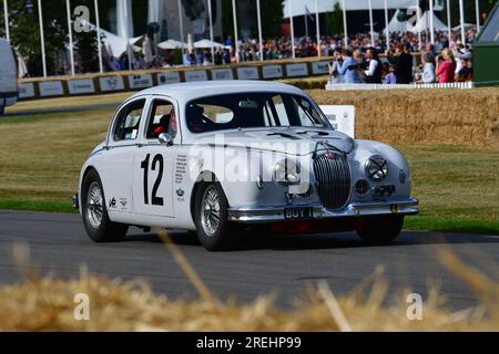 Grant Williams, Jaguar Mk1, 30 Jahre Festival of Speed, eine Auswahl der besten Autos und Motorräder, die auf dem Kurs über den gelang Stockfoto