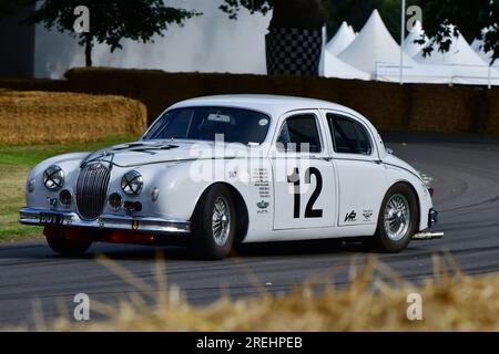 Grant Williams, Jaguar Mk1, 30 Jahre Festival of Speed, eine Auswahl der besten Autos und Motorräder, die auf dem Kurs über den gelang Stockfoto