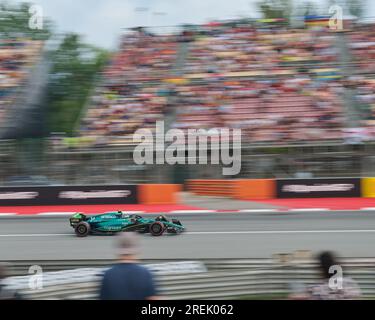 03.06.2023. Montmeló, Spanien, Fernando Alonso in freier Praxis 3 Uhr am Samstag des Grand Prix auf dem Circuit de Barcelona-Catalunya Stockfoto