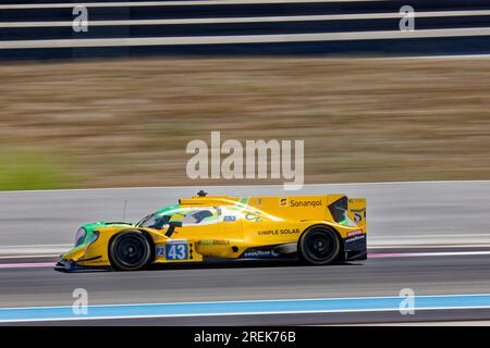 ELMS 2023 im Circuit Paul Ricard , Castellet, FRANKREICH, 16/07/2023 Florent 'MrCrash' B.. Stockfoto