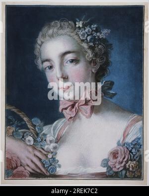 Leiter der Flora 1769 von Louis-Marin Bonnet Stockfoto