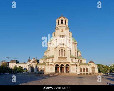 Alexander-Newski-Kathedrale in Sofia, Hauptstadt Bulgariens. Juli 2023 Stockfoto