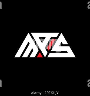 „MAS“-Logo mit Dreiecksbuchstaben und Dreiecksform. MONOGRAMM mit MAS-Dreieck-Logo. MAS-Dreieck-Vektor-Logo-Vorlage mit roter Farbe. MAS Triangul Stock Vektor