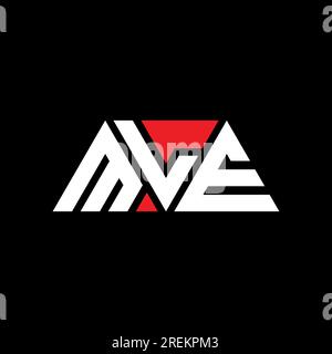 Logo mit MLE-Dreiecksbuchstaben in Dreiecksform. MLE-Dreieck-Logo-Monogramm. MLE-Dreieck-Vektor-Logo-Vorlage mit roter Farbe. MLE Triangul Stock Vektor