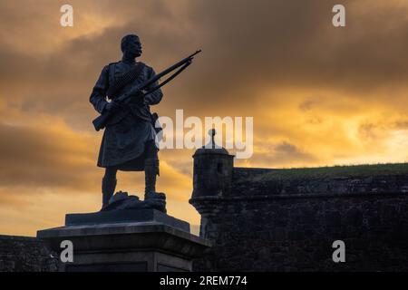 Boer war Memorial in Stirling Castle an die Soldaten der Argyll und Sutherland Highlanders, Stirling, Schottland, Großbritannien Stockfoto