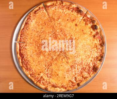 Einfache Pizza Stockfoto