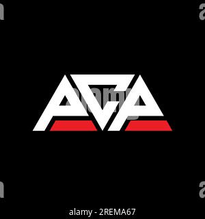 PCP-Logo mit Dreiecksbuchstaben und Dreiecksform. PCP-Monogramm mit Dreieck-Logo. PCP-dreieckige Vektorvorlage mit roter Farbe. PCP Triangul Stock Vektor