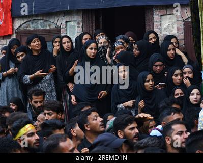 Srinagar, Indien. 28. Juli 2023. (Foto von Mubashir Hassan/Pacific Press) Kredit: Pacific Press Media Production Corp./Alamy Live News Stockfoto