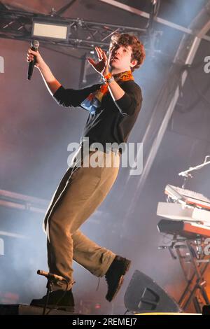 Lulworth, Großbritannien. 28. Juli 2023. l-r Neil Olstad und Bryan