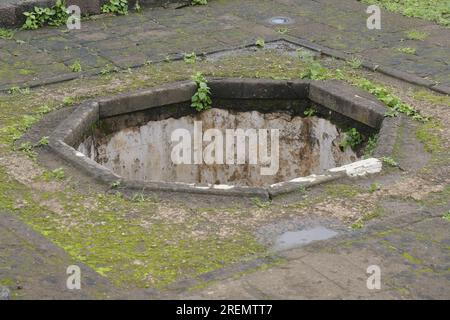 Shivneri Fort ist eine militärische Festung aus dem 17. Jahrhundert und der Geburtsort von Chhatrapati Shivaji Maharaj, dem Kaiser und Gründer des Maratha-Reiches Stockfoto