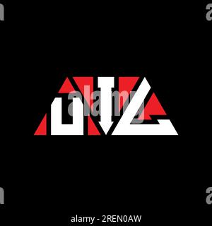 UIL-Logo mit Dreiecksbuchstaben und Dreiecksform. Monogramm mit UIL-Dreieck-Logo. UIL-Dreieck-Vektor-Logo-Vorlage mit roter Farbe. UIL Triangul Stock Vektor