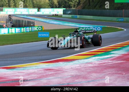 Stavelot, Belgien. 28. Juli 2023. Jul28. Bis 30. 2023. Juli Spa Francorshamps, Belgien während 2023 Formel 1 MSC Cruises Belgischer Grand Prix, Formel-1-Weltmeisterschaft - Qualifikation, Formel-1-Meisterschaft in Stavelot, Belgien, Juli 28 2023 Guthaben: Independent Photo Agency/Alamy Live News Stockfoto