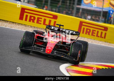 Stavelot, Belgien. 28. Juli 2023. Jul28. Bis 30. 2023. Juli Spa Francorshamps, Belgien während 2023 Formel 1 MSC Cruises Belgischer Grand Prix, Formel-1-Weltmeisterschaft - Qualifikation, Formel-1-Meisterschaft in Stavelot, Belgien, Juli 28 2023 Guthaben: Independent Photo Agency/Alamy Live News Stockfoto