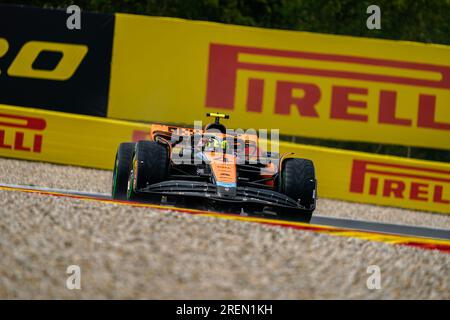Stavelot, Belgien. 28. Juli 2023. Jul28. Bis 30. 2023. Juli Spa Francorshamps, Belgien während 2023 Formel 1 MSC Cruises Belgischer Grand Prix, Formel-1-Weltmeisterschaft - Qualifikation, Formel-1-Meisterschaft in Stavelot, Belgien, Juli 28 2023 Guthaben: Independent Photo Agency/Alamy Live News Stockfoto
