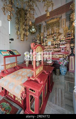 07 26 2007 Vintage Nipponzan Myohoji Ein japanischer buddhistischer Tempel in Puri , Odisha Orissa.Indien Asien. Stockfoto