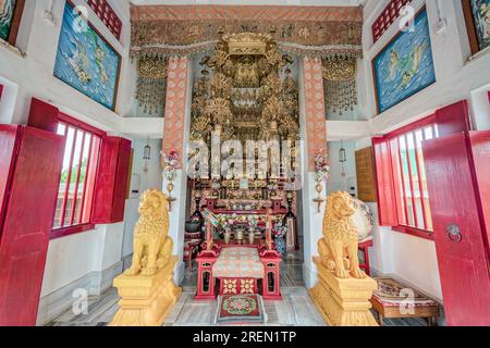 07 26 2007 Vintage Nipponzan Myohoji Ein japanischer buddhistischer Tempel in Puri , Odisha Orissa.Indien Asien. Stockfoto