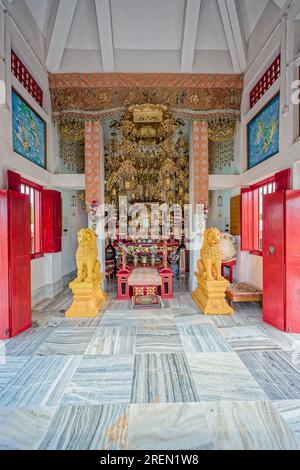 07 26 2007 Vintage Nipponzan Myohoji Ein japanischer buddhistischer Tempel in Puri , Odisha Orissa.Indien Asien. Stockfoto