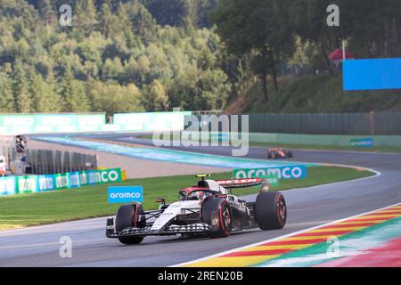 Stavelot, Belgien. 28. Juli 2023. Jul28. Bis 30. 2023. Juli Spa Francorshamps, Belgien während 2023 Formel 1 MSC Cruises Belgischer Grand Prix, Formel-1-Weltmeisterschaft - Qualifikation, Formel-1-Meisterschaft in Stavelot, Belgien, Juli 28 2023 Guthaben: Independent Photo Agency/Alamy Live News Stockfoto