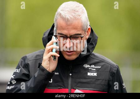 Circuit de Spa-Francorchamps, Stavelot, Belgien, 28. Juli 2023, Alessandro Alunni Bravi (ITA) Alfa Romeo F1 Team ORLEN Teamleiter während 2023 Fo Stockfoto