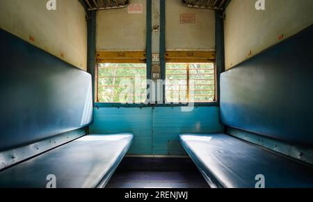 Der Bahnhof Nilambur Road ist ein Bahnhof, der die Stadt Nilambur im Malappuram-Bezirk Kerala, Indien, bedient. 10. Juli 2023 Stockfoto