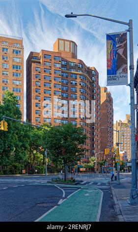 West Village: 14 Horatio Street, Van Gogh, ist ein Hochhaus im Greenwich Village Historic District in Manhattan. Stockfoto