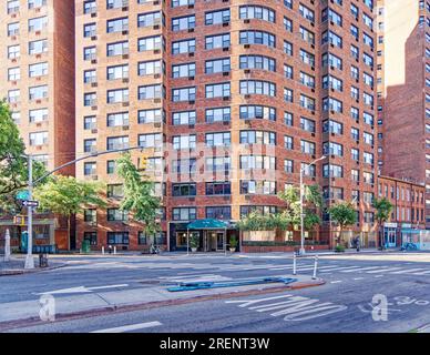 West Village: 14 Horatio Street, Van Gogh, ist ein Hochhaus im Greenwich Village Historic District in Manhattan. Stockfoto