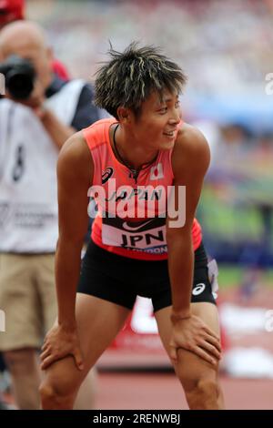 Koki UEYAMA (Japan) nach der Teilnahme am 4 x 100m Relay Final der Herren bei der 2023, IAAF Diamond League, Queen Elizabeth Olympic Park, Stratford, London, Großbritannien. Stockfoto