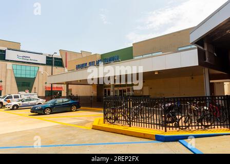 Atlantic City, New Jersey, USA, Front Building, Greyhound-Busbahnhof Stockfoto