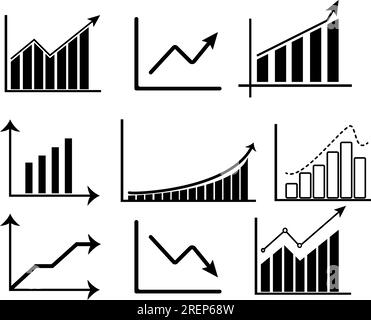 Diagrammsymbolleiste Stock Vektor