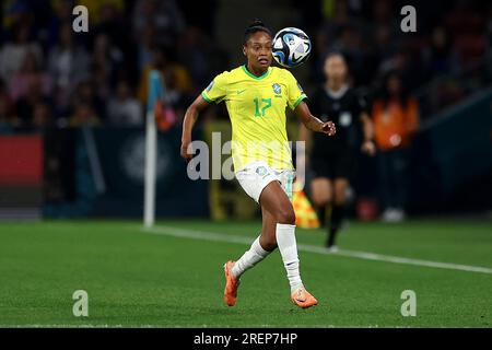 Brisbane, Australien. 29. Juli 2023. Ary Borges aus Brasilien ist während des FIFA Women's World Cup 2023 France Women vs Brazil Women Group F im Suncorp Stadium, Brisbane, Australien, am 29. Juli 2023 (Foto von Patrick Hoelscher/News Images) in Brisbane, Australien, am 7./29. Juli 2023 zu sehen. (Foto: Patrick Hoelscher/News Images/Sipa USA) Guthaben: SIPA USA/Alamy Live News Stockfoto