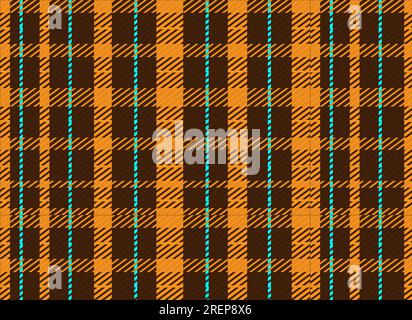 Karomuster mit Schottenmuster. Nahtloser, karierter, grafischer Hintergrund für Kleid, Rock, Schal, Überwurf, Jacke, Sonstiges Stock Vektor