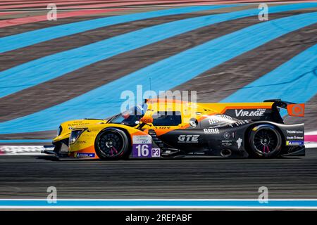 Lemans Cup 2023 im Circuit Paul Ricard, Castellet, FRANKREICH, 16/07/2023 Florent 'MrCrash' B.. Stockfoto